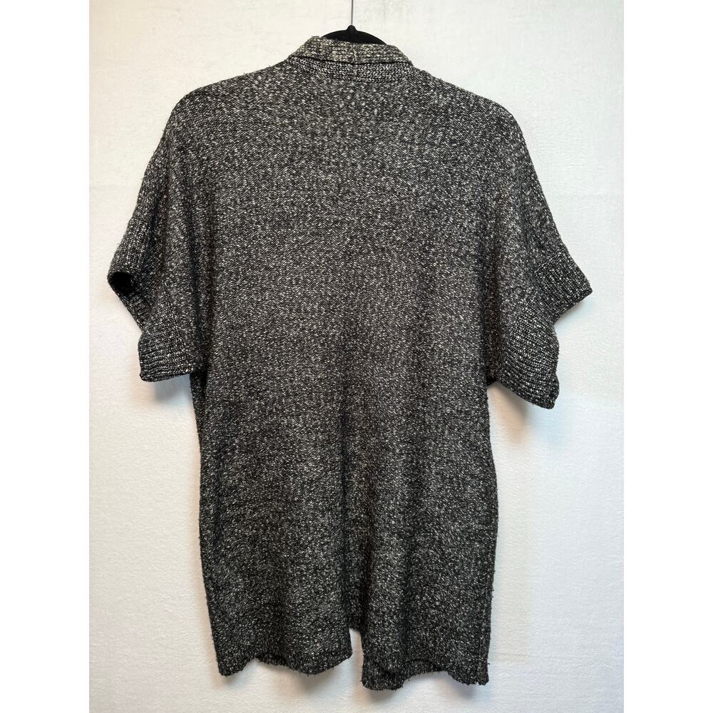 Chicos Open Front Short Sleeve Cardigan Sweater, Size 1 (Medium) - Picture 2 of 4